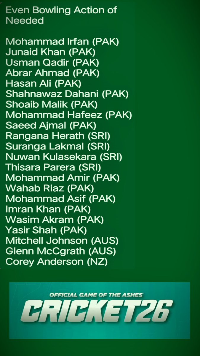 SSTripathy7272's tweet photo. #Cricket26 @BigAntStudios @RossSymons @Cricket23game @Mohammed_Sherry @nitinranaa 

And Also the Bowling Action of 

Chris Woakes (ENG)

Ollie Robinson (ENG)

​Liam Plunkett (ENG)

David Willey (ENG)

TYmal Mills (ENG)

Please Consider the Attachment too..

Need Everything's https://t.co/Yu1qm7Bu4B