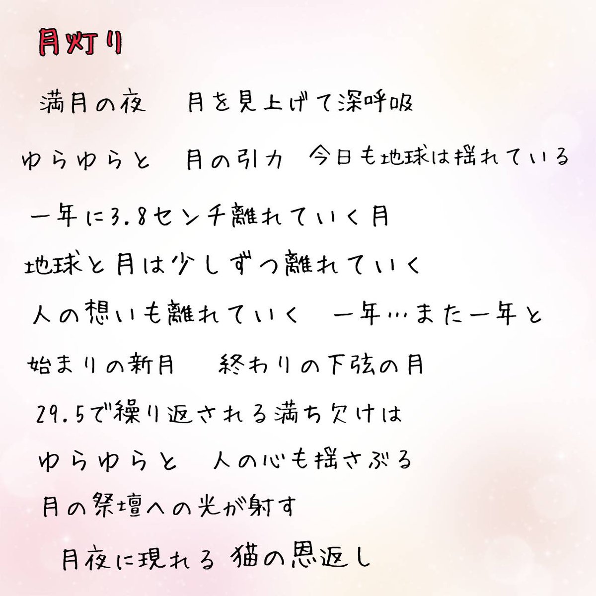 hoshi_romi56's tweet image. 《上演作品》
作・演出　湯口智行(ポンポンペイン)

『満月の夜にゃ猫も踊る』
『月灯り』