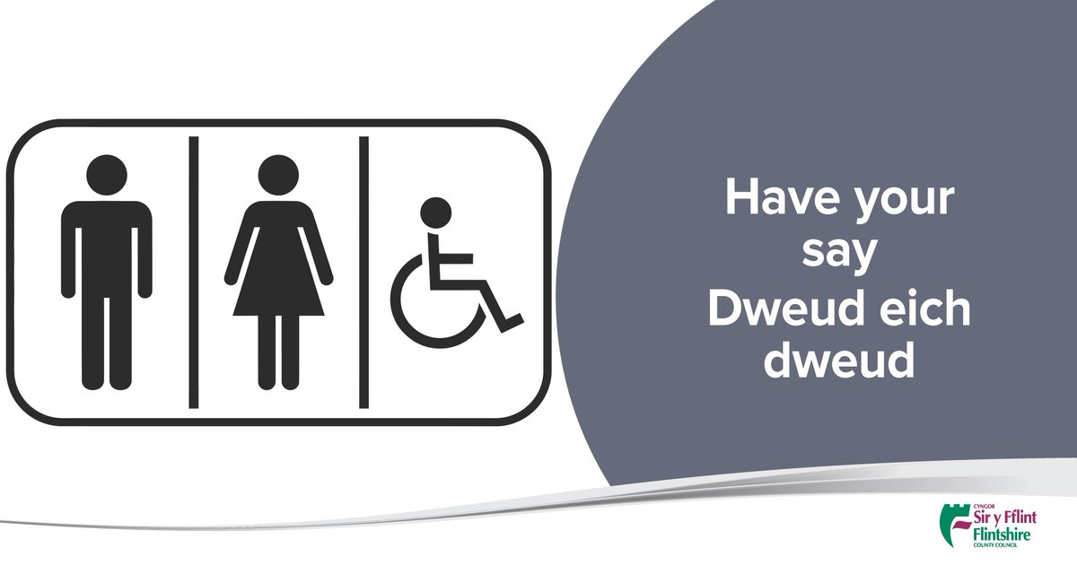 CSyFflint's tweet image. 📢 Mae Cyngor Sir y Fflint eisiau eich barn am ddyfodol toiledau cyhoeddus yn Nhreffynnon, yr Wyddgrug &amp;amp; Thalacre.

🗓️ Ar agor tan 2 Rhagfyr 2025

ℹ️ Mwy o info: orlo.uk/b23SG

💻 Angen cymorth? Ewch i Ganolfan Cysylltu.