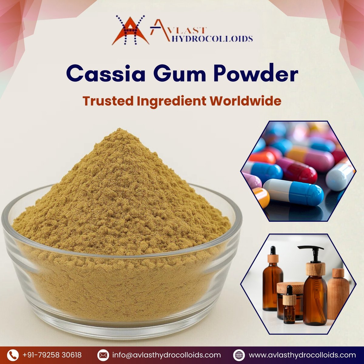 Hydrocolloids's tweet image. Cassia Gum Powder: versatile, reliable &amp;amp; globally approved  used in frozen foods, cosmetics, pharma &amp;amp; air fresheners for superior quality &amp;amp; performance.

Visit: avlasthydrocolloids.com/product/cassia…

#AvlastHydrocolloids #CassiaGumPowder #CassiaPowder #FoodAdditives #FrozenFoodIndustry