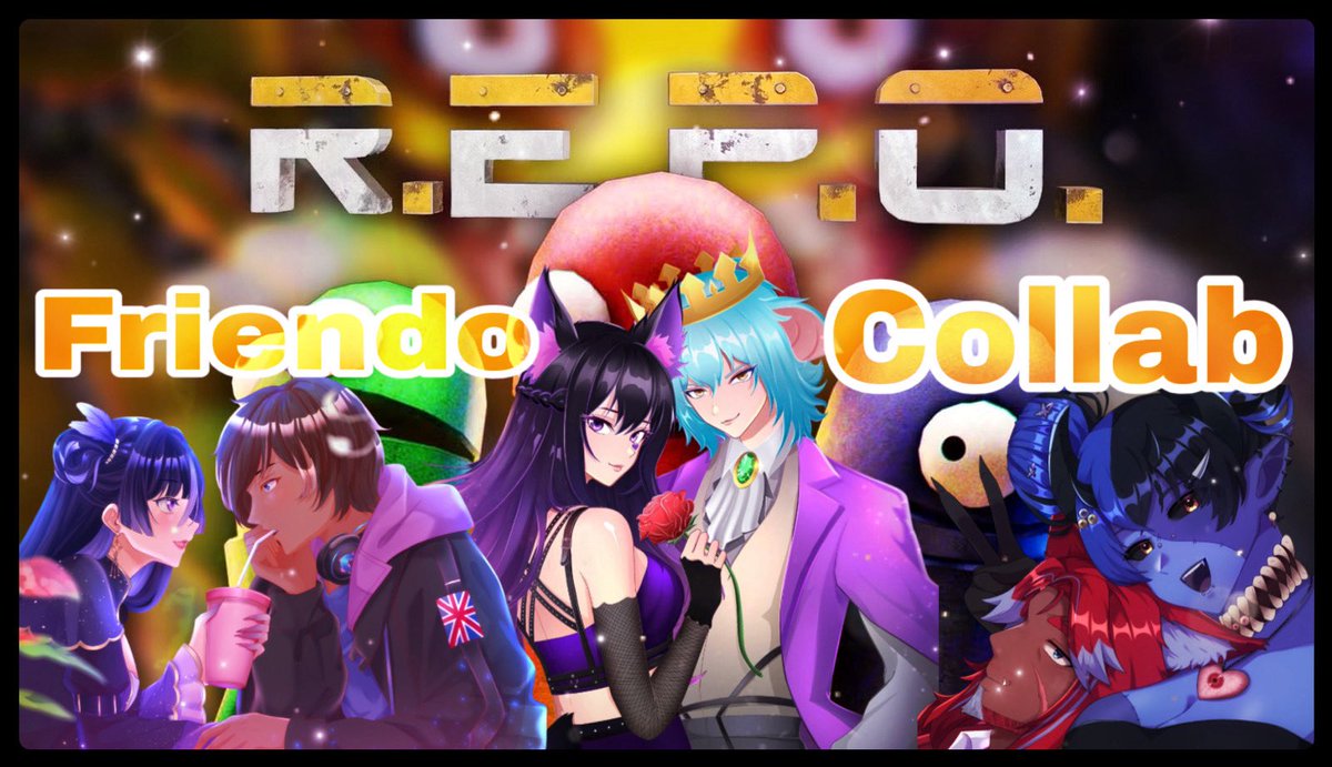 ♡︎💜Woahhh are ya’ll ready for some 6 stack Repo gaming! Join the just friendos 😉…if ykyk! Starting 7pm GMT!💎༄

❥Features: <a href="/ReyTRK_ttv/">ReyTRK 🐀👑【Rat King Vtuber EN】</a> <a href="/NxCozy/">CozyMammothVT🔥Mammoth King ❄️ PRE DEBUT EN VTUBER</a> <a href="/Maleficxm/">Maleficxm</a> <a href="/mikaaugustVT/">Mika August •»Cyberpunk«•</a> <a href="/TenebraeRaven/">Raven🐦‍⬛🌘💜</a> 

❥Link: twitch.tv/sapphire_chan3…

❥꧁【 #SaphyChanTimes | 
#SaphyLive | #Vtuber】꧂