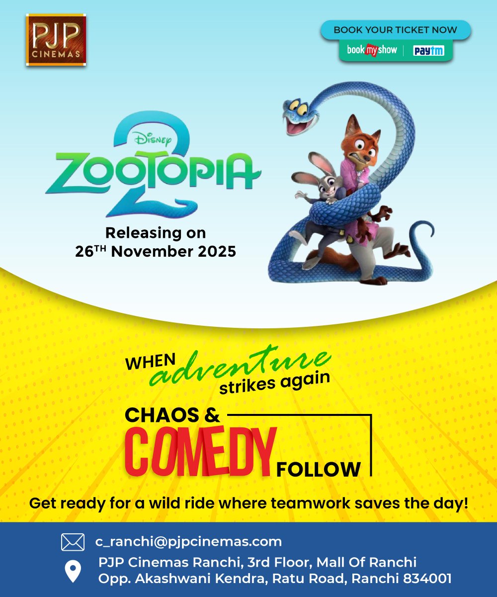 PJP Cinemas Ranchi tweet media