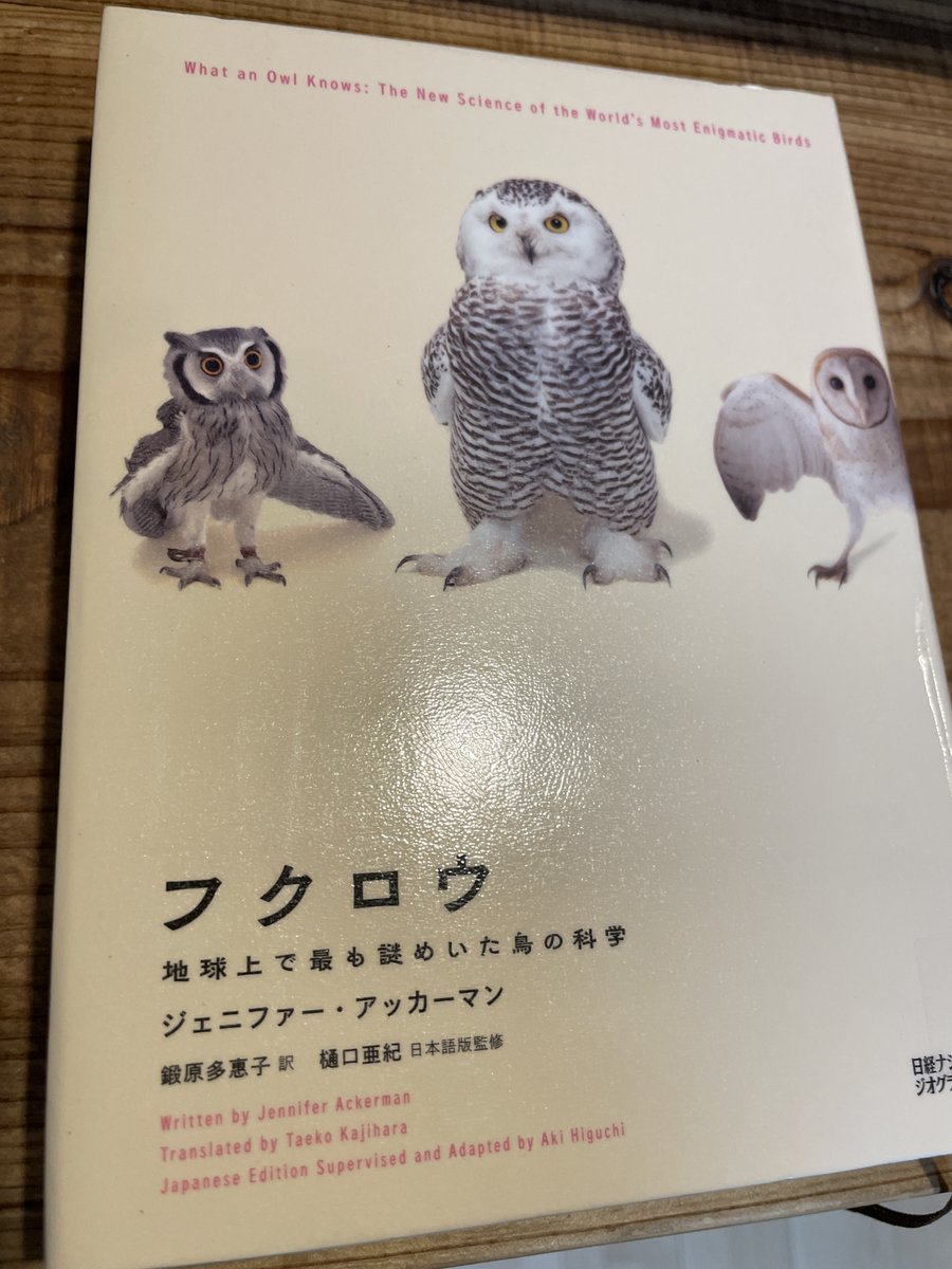 フクロウ 地球上で最も謎めいた鳥の科学』読了。 地球のいたるところに