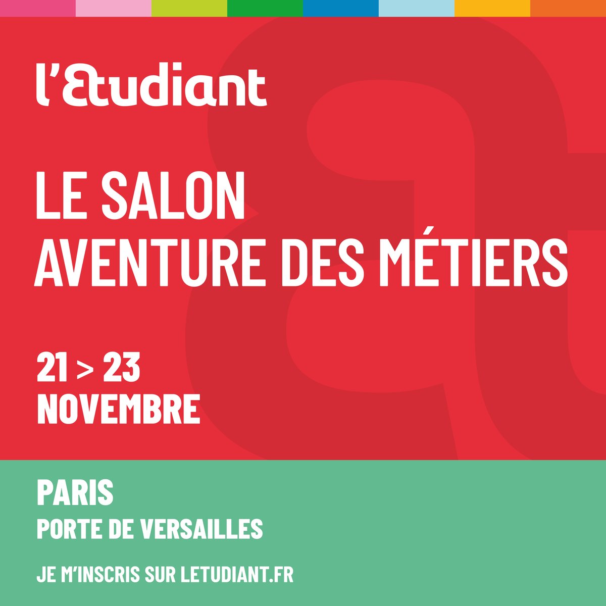 ocapiat's tweet image. 🚀 #OCAPIAT vous donne rendez-vous au salon L’Aventure des Métiers du 21 au 23 novembre à Paris – Porte de Versailles !

📆 21–23 novembre 2025 | 9h30–18h
📍 Stand E10 – Pavillon 7.2, Porte de Versailles

Plus d&apos;infos 👉 ocapiat.fr/ocapiat-partic…