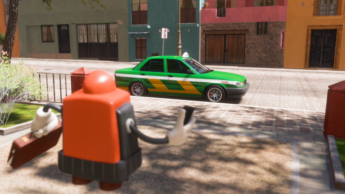 ForzaHorizonJP's tweet image. 「ヘイ、タクシー！」

📷 Photo by discord user: らみん