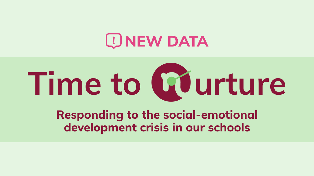 nurtureuktweets's tweet photo. Today we're releasing NEW data suggesting that more than three million school children in England are likely to need extra support with their social and emotional development. 

Find out more about the challenges and what we can do: https://t.co/GacbTYdQX8 #TimeToNurture https://t.co/YeBt54NaYi