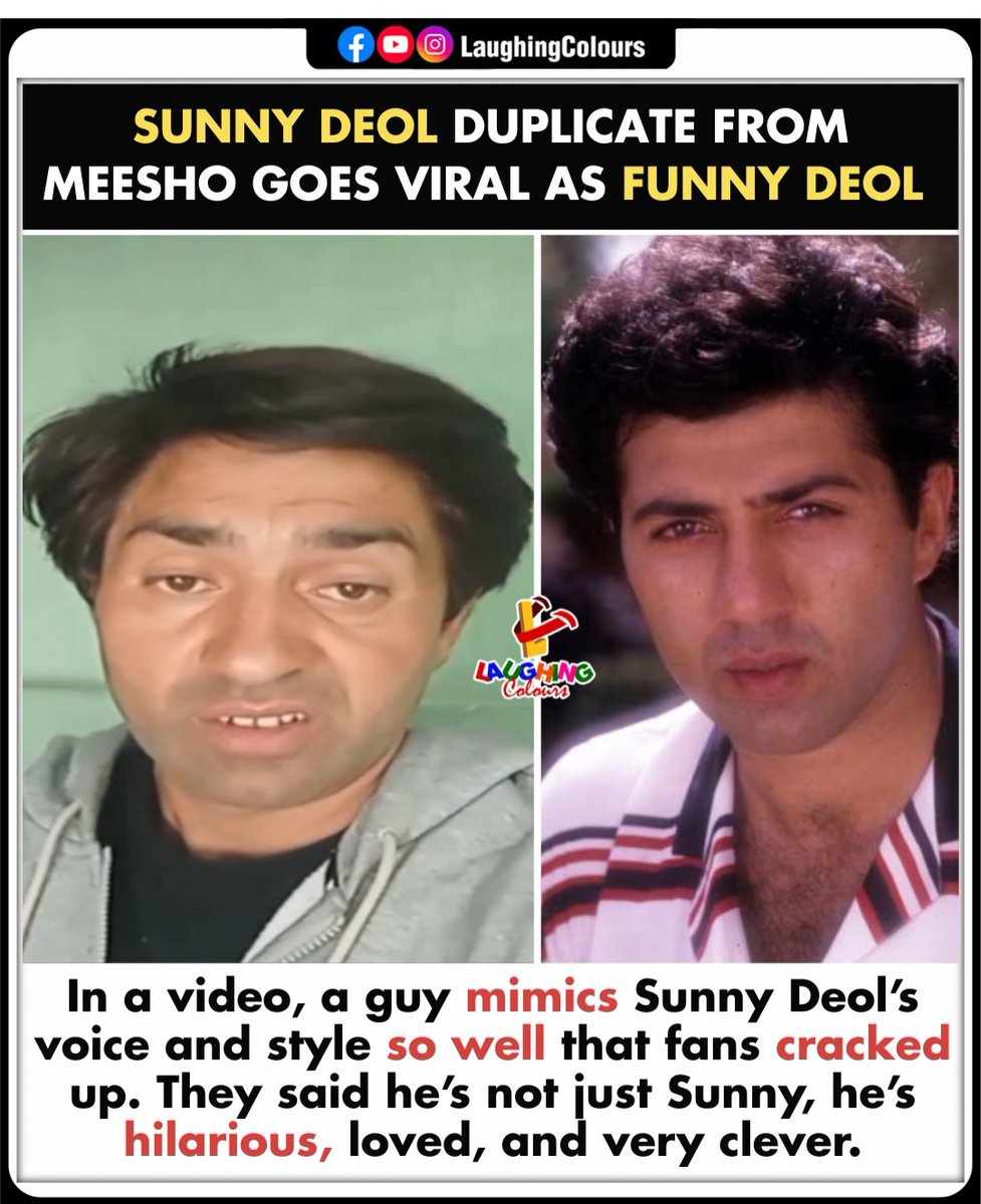 LaughingColours's tweet image. Viral mimic stuns fans 😂

#FunnyVideo #ViralMimicry #DesiHumor #SocialMediaBuzz #ComedyReels #TrendingNow