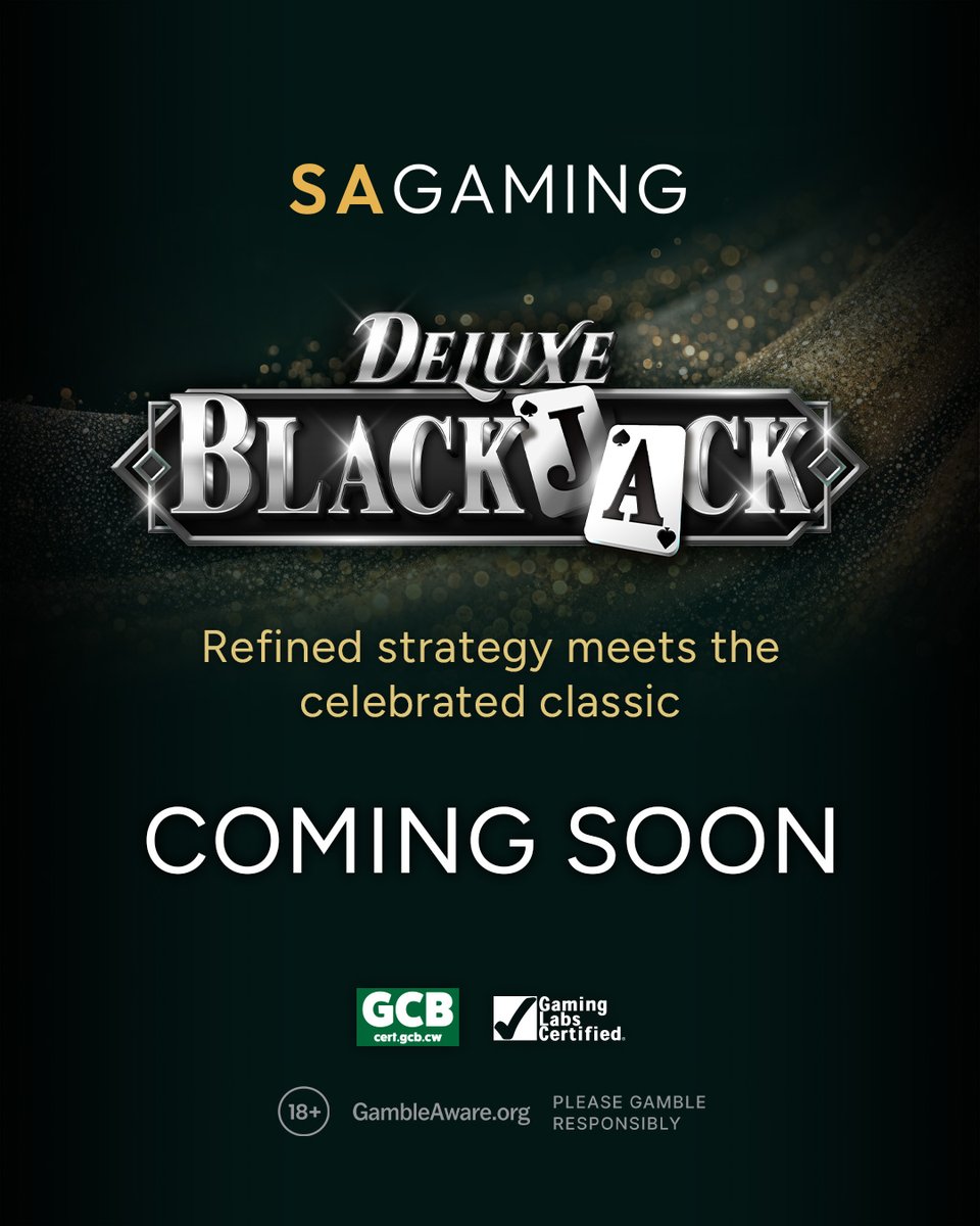 🃏 #DeluxeBlackjack – Coming Soon! 🃏

Smoother gameplay, refined features, and new ways to play — all crafted to elevate your live casino experience.

🚫 18+ | Please Gamble Responsibly | gambleaware.org

#ResponsibleGaming #iGaming