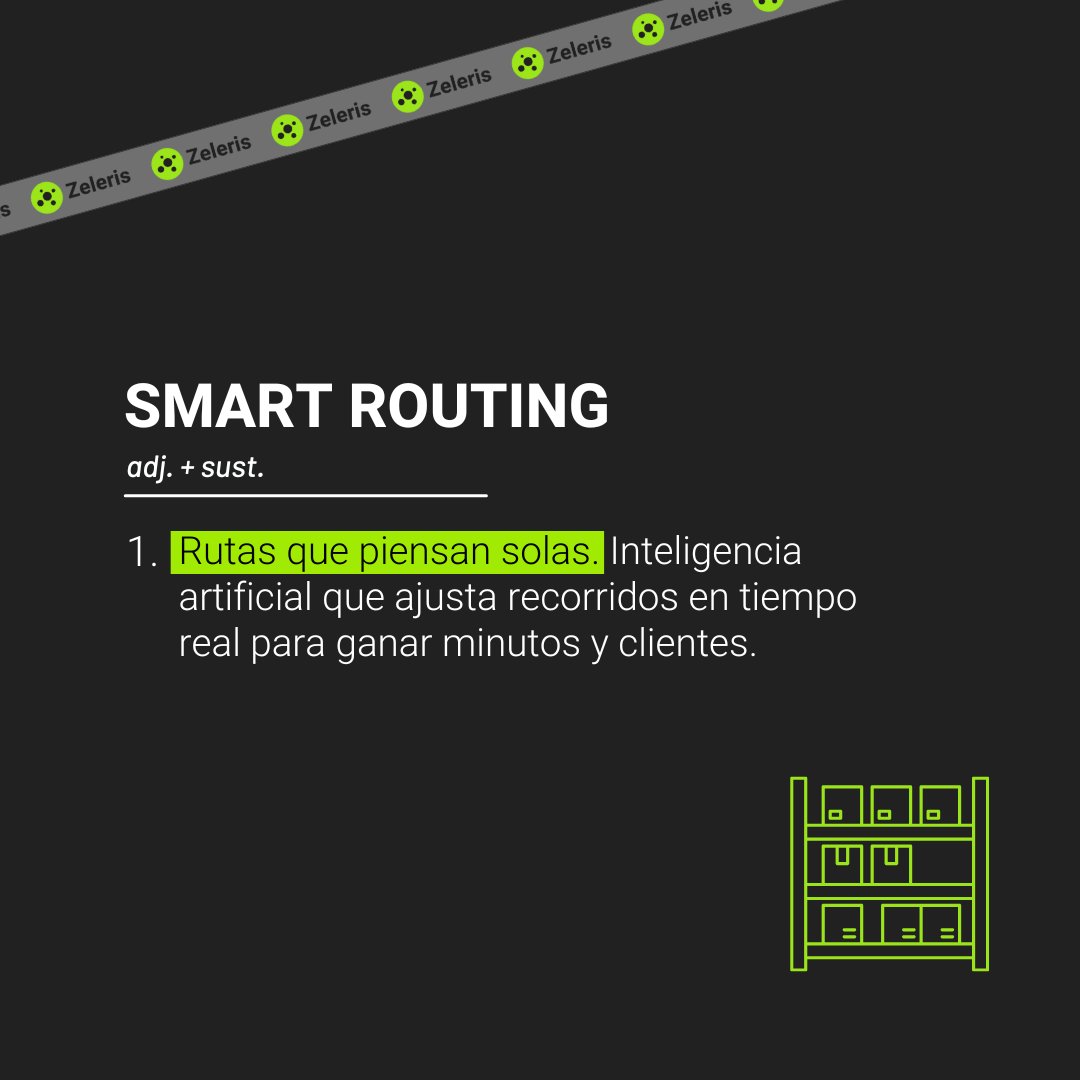 zeleris's tweet image. 📦 #SmartRouting es más que elegir una ruta: es optimizar cada kilómetro.

En Zeleris combinamos datos, tecnología e inteligencia para que tus envíos lleguen más rápido y de forma más sostenible.

🚀 #LogísticaInteligente #Innovación #Zeleris
