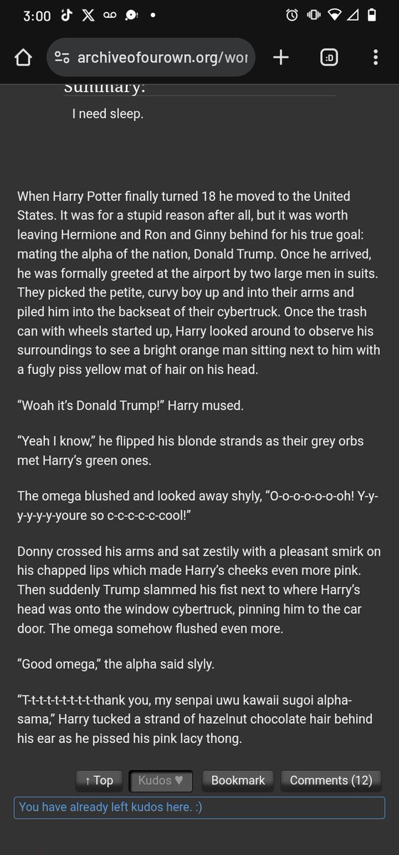 lightercvts's tweet image. I HAVE NO RECOLLECTION OF THIS FIC BUT APPARENTLY I ALREADY LEFT KUDOS😭😭😭😭😭