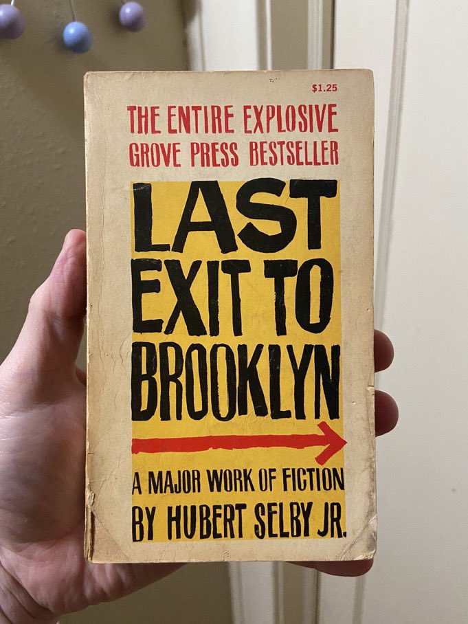 JMcNallyBooks's tweet image. Hubert Selby, Jr / Last Exit to Brooklyn
1st paperback edition: Grove, 1965