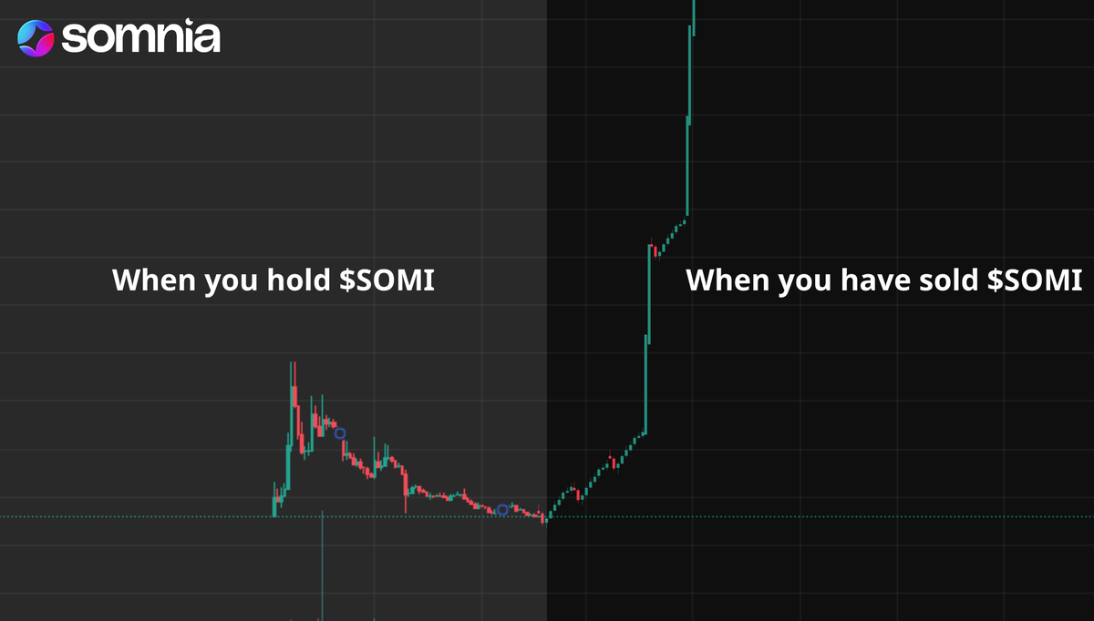 SomniaInsider's tweet photo. Hold on tight to your $SOMI.

Stay with Somnia. https://t.co/5GmmTBAXsF