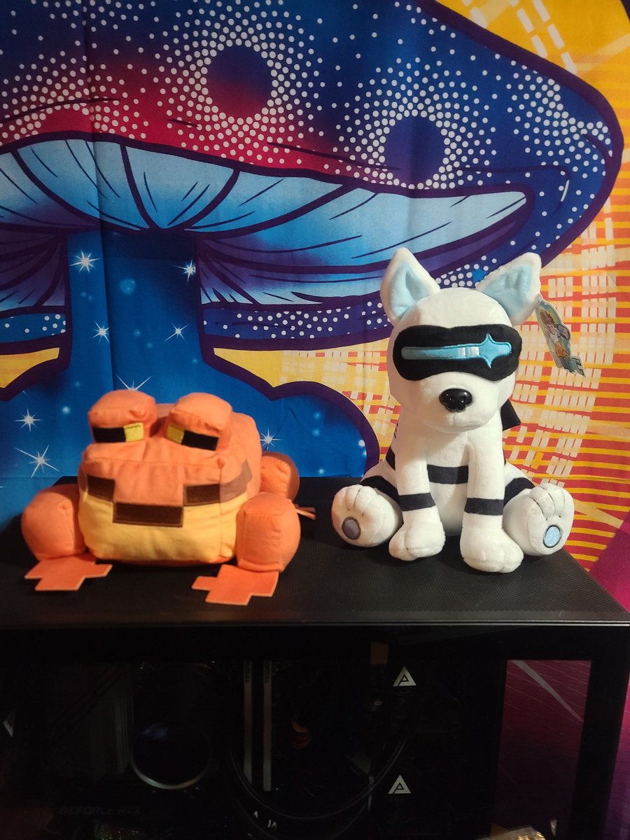 eristhemenace's tweet image. I think Proto looks great next to my lil froggo ✨️ @dannybionic