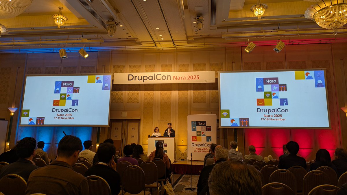 kazunoko_m's tweet image. クロージング
#DrupalConNara
