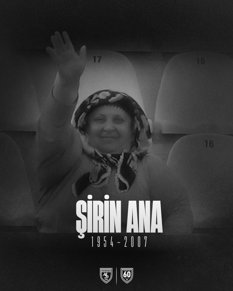 Samsunspor sevdasını yıllarca tribünlerde, her koşulda yaşayan bir isimdi Şirin Ana.

Onun yüreğindeki sevda, tribünlerdeki en samimi, en gerçek bağlılığın simgesiydi.

Aramızdan ayrılışının 18. yılında, Şirin Ana’mızı sevgi, rahmet ve minnetle anıyoruz. 🖤

#ŞirinAna