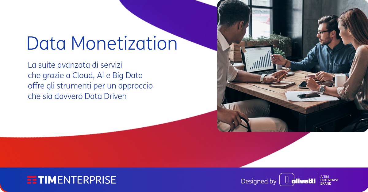 OlivettiOnline's tweet image. Scopri come #TIMEnterprise metta a disposizione di aziende e PA la propria suite avanzata di servizi di #DataMonetization, che comprende #AI e #Cloud, offrendo analisi e report per un approccio di sviluppo davvero #DataDriven 💡

ℹ️ timenterprise.it/5g-e-iot/data-… 

#Olivetti #SmartLand