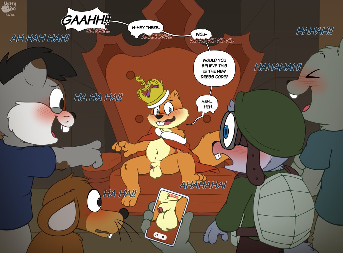 nutty_bo's tweet photo. all hail the king! and his very small, humble staff. comm for @squilnutzz ! https://t.co/srJALGWBRT