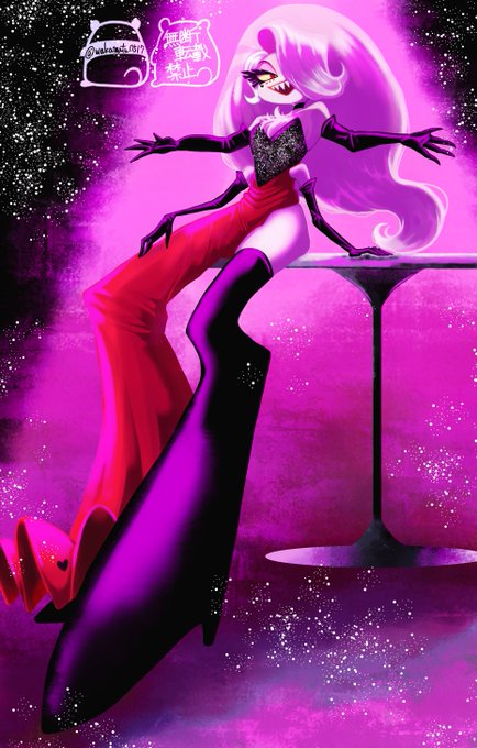 ハズビンホテル、シーズン2の6話のエンジェルが良すぎて描いた絵と