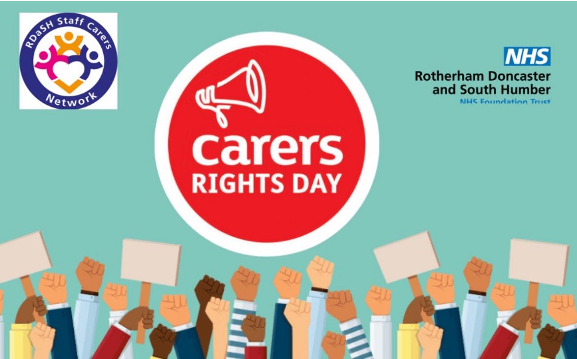 ChezzaGow's tweet image. 📢 It’s #CarersRightsDay Thursday - here at @rdash_nhs we want to raise the awareness of our unpaid carers in our communities and those we work alongside every day #promise2
We are taking part in activities across all 3 of our areas so please drop by 👋 
Keep posted for details!