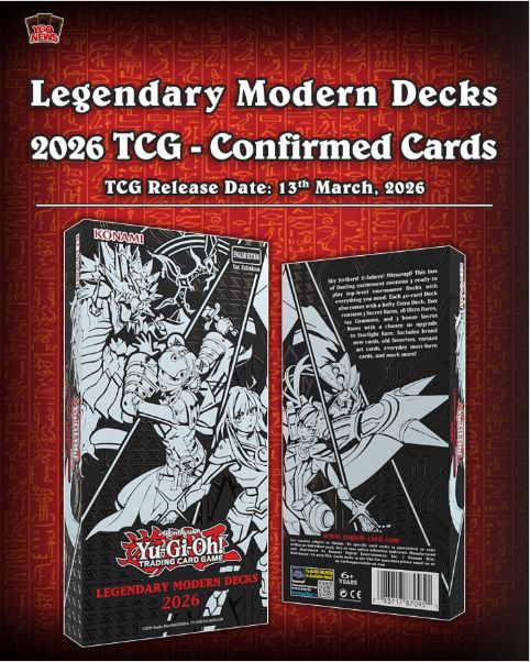 遊戯王 英語版『レジェンダリー・モダン・デックス 2026/Legendary
