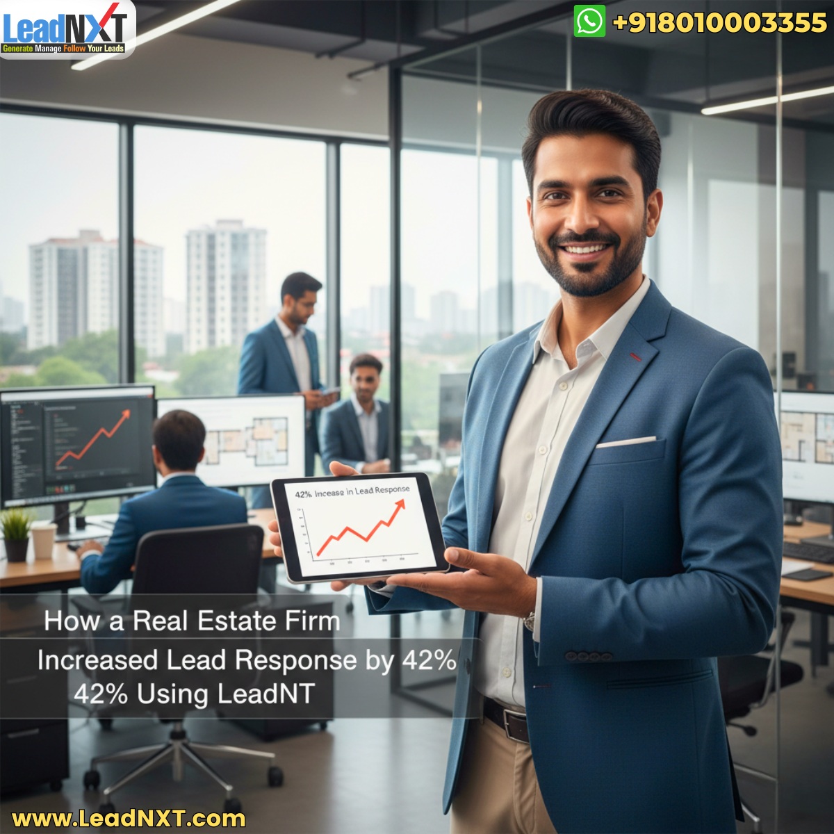 LeadNXT1's tweet image. How a 𝗥𝗲𝗮𝗹 𝗘𝘀𝘁𝗮𝘁𝗲 𝗙𝗶𝗿𝗺 𝗜𝗻𝗰𝗿𝗲𝗮𝘀𝗲𝗱 𝗟𝗲𝗮𝗱 𝗥𝗲𝘀𝗽𝗼𝗻𝘀𝗲 𝗯𝘆 𝟰𝟮% Using LeadNXT
Comment “REAL ESTATE” or DM us.

#RealEstateLeads #LeadManagement #CloudTelephony #SaaS #LeadNXT #CustomerExperience #Automation