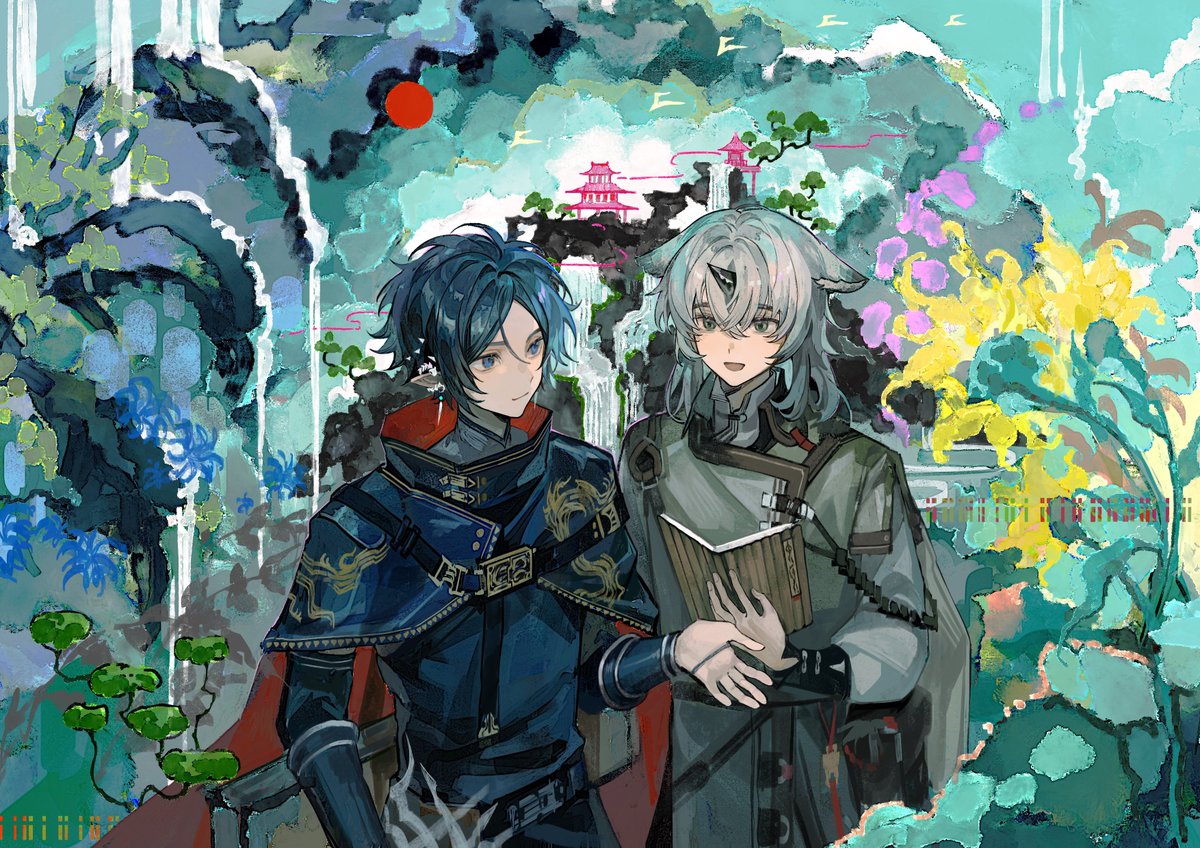 #Arknights #左乐 #云青萍 
去界园!