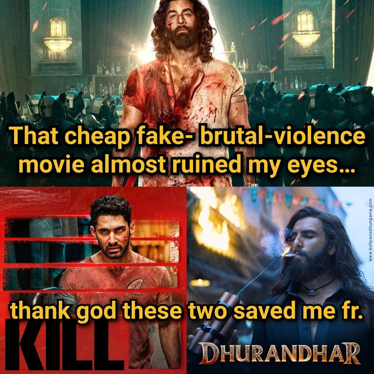 BOLLY4U2U's tweet image. Kill already cooked n now #Dhurandhar is serving too....🤯