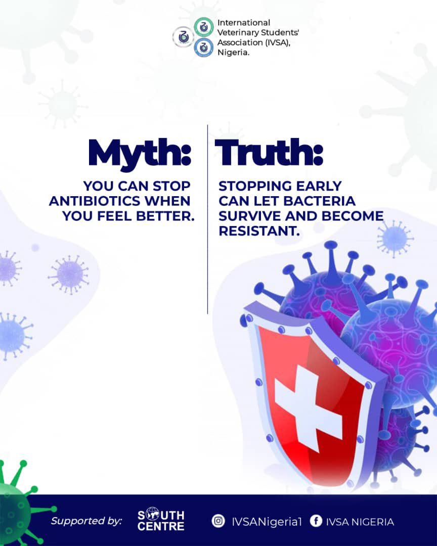 IVSANigeria1's tweet photo. WAAW 2025 

Spread the truth, not resistance!

#WAAW 
#AMR https://t.co/8eVUj4Cuc7