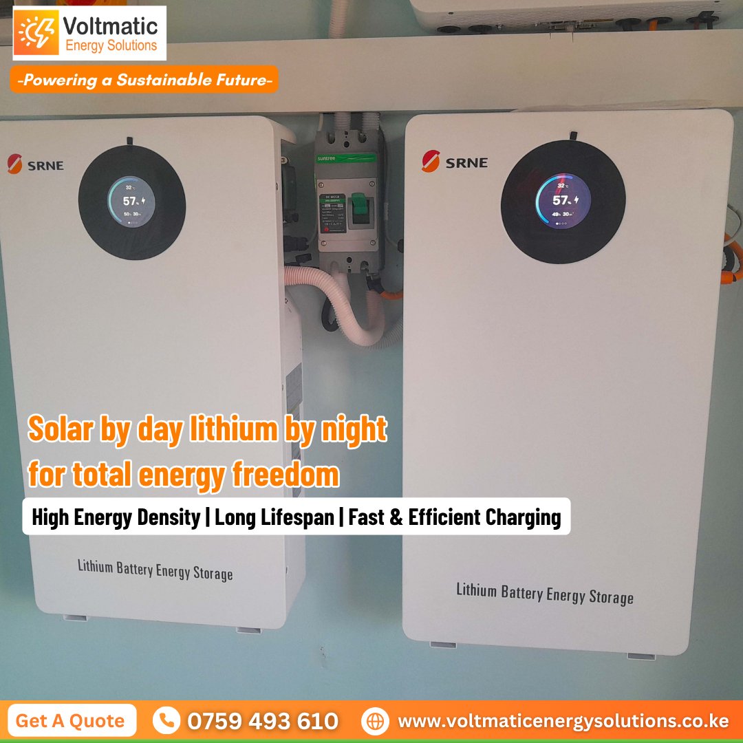 voltmaticenergy's tweet image. Bright hours fueled by the sun and powerful storage after sunset keep your home running without interruptions.

Unlock our special package deals and enjoy a dependable setup that cuts costs, boosts comfort, and keeps every moment powered—no matter the time.

Get a Quote Now:…
