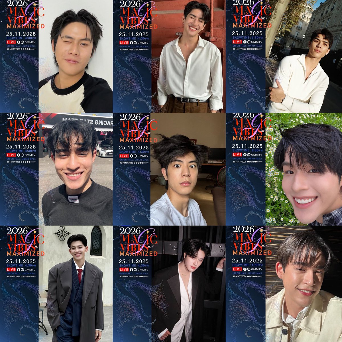 MYPEACH0506's tweet image. เพิ่งสังเกตอะ อันนี้เค้าเอาเทมเพลตมาให้พี่ดาราเลือกรูปเองหรอวะ คนละทิศคนละทาง  คนละธีมเดียวกัน งานกลุ่มแบบเดี่ยวมาก เลือกรูปตามใจฉัน บางคนกินข้าว บางคนใส่สูท บางลุกขึ้นมาเซลฟี่จากเตียงด้วยซ้าม 

อัพเดทพี่ชีวิตดารามากมุง จะบ้า
5555555555555555555555555555555555555

 #GMMTV2026