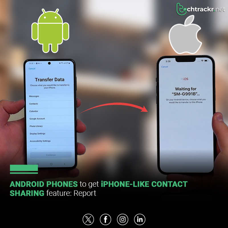 TechTrackr_net's tweet image. Google is developing Gesture Exchange, a quick contact-sharing feature similar to Apple’s NameDrop, letting users share selected details by bringing devices close.

#Google #GestureExchange #AndroidUpdate #ContactSharing #TechNews #TechTrackr #TechNews