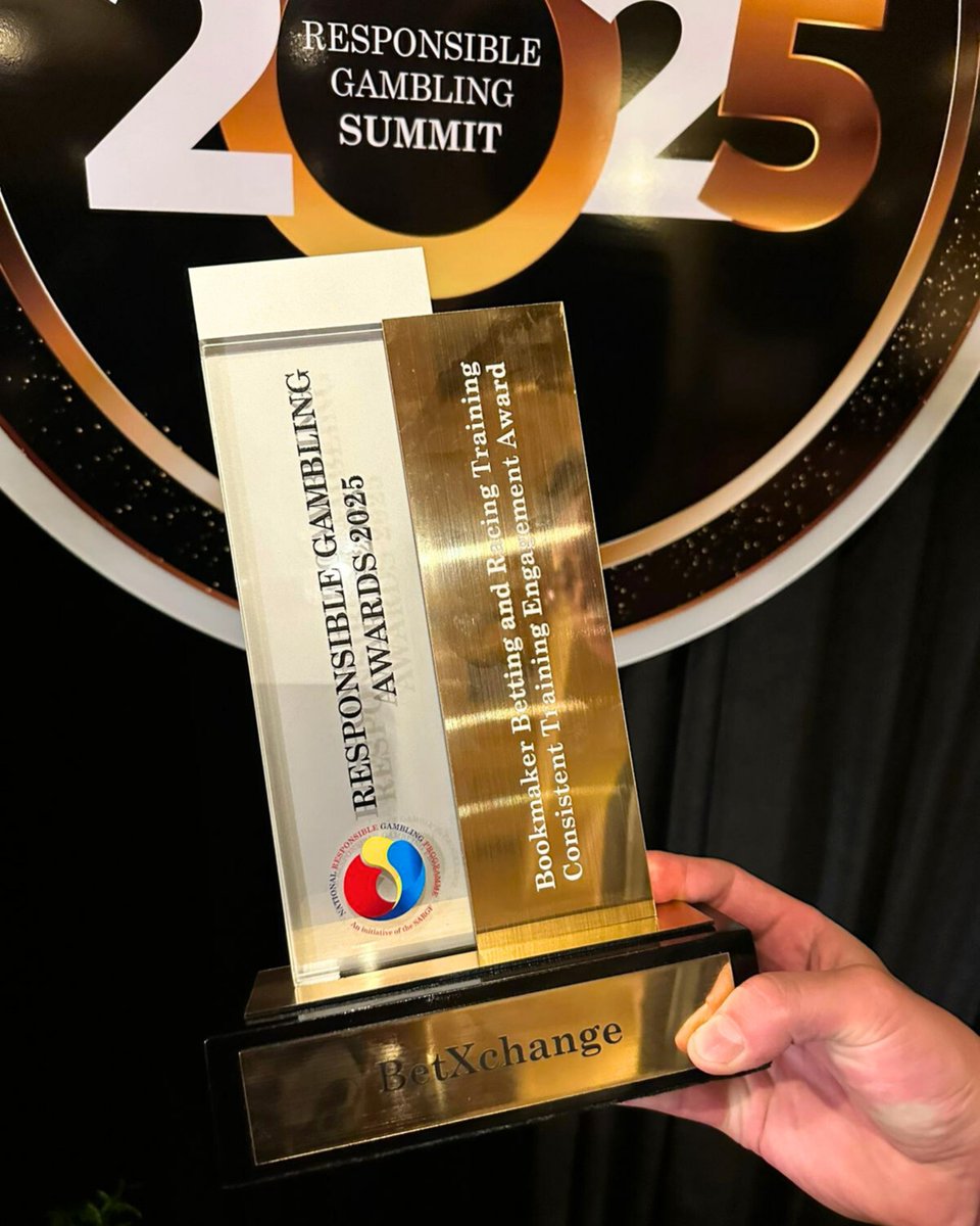 Betxchange's tweet image. We did a thing 😌🏆

Big win for the BetX Fam 🙌
Turns out we’re too good at playing it smart — we just bagged the Responsible Gambling Training Award 😌🏆
Proof that real players know when to bet… and when to chill.

#GamblingCommunity #ResponsibleGambling
