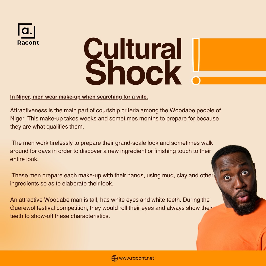 _Racont's tweet photo. Culture Shocked? This act is called Woodabe Wife “Stealing” in Niger. Not only make-up, but attractiveness is the general criteria for courtship. Read more about it in the next post.

#Africanuntoldstories
#Woodabewifestealing
#Racont https://t.co/O6XvpykqtK