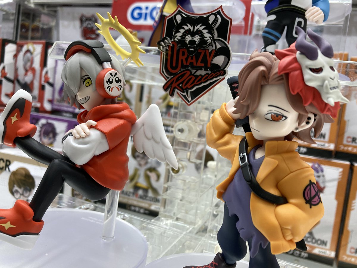 景品情報】 ◇CRAZY RACCOON フィギュア -STREAMER- vol.1 vol.2