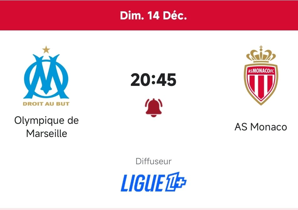 CSMonaco's tweet image. Rappel déplacement Marseille #OMASM #DagheMunegu #ASMonaco #Partouttoujours