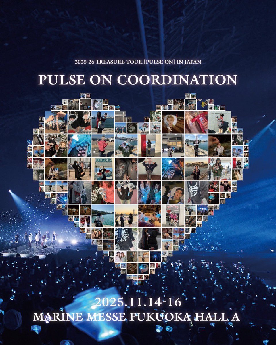 [💎] 

🖤トゥメの #PULSEONコーデ 企画❤️

福岡公演ご参加ありがとうございました🌟

#トゥメ のみなさんのPULSE ONコーデを紹介！

✮スタッズをつけてアンコールのメンバーとお揃いコーデ💞
✮紐をつけてショルダーバッグにアレンジ💼
✮ペンライト2個持ちで光を倍に🌌