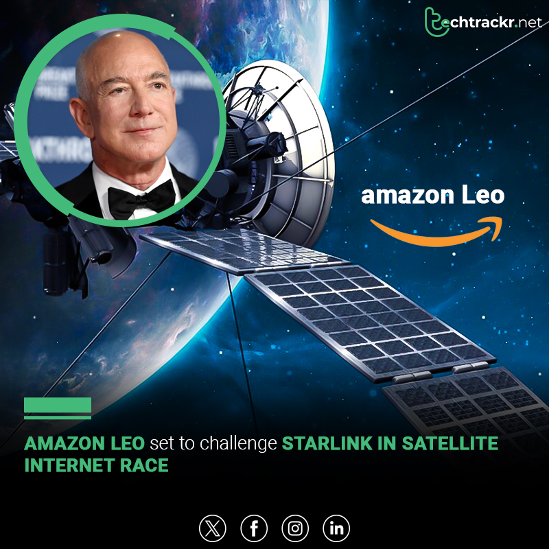 TechTrackr_net's tweet image. Amazon Leo—Amazon’s LEO satellite network—aims to rival Starlink with fast global internet, launching enterprise in 2025 and consumer in 2026.

#AmazonLeo #ProjectKuiper #SatelliteInternet #AWS #GlobalConnectivity #SpaceTech #TechTrackr #TechNews