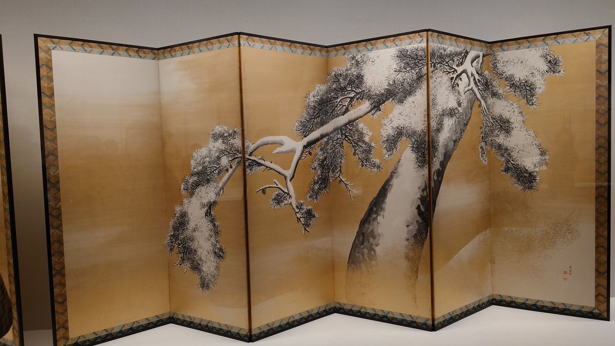 三井記念美術館 丸山応挙 雪松屏風図 圧倒されました どのくらいって