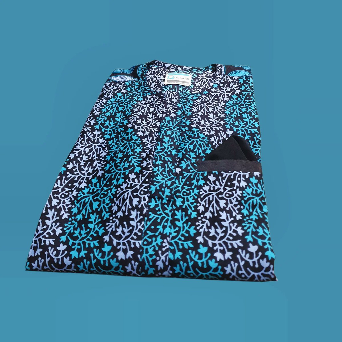 Qollars's tweet image. Qollars Mixed Print Ankara Kaftan ➿️

#lookfresh😎