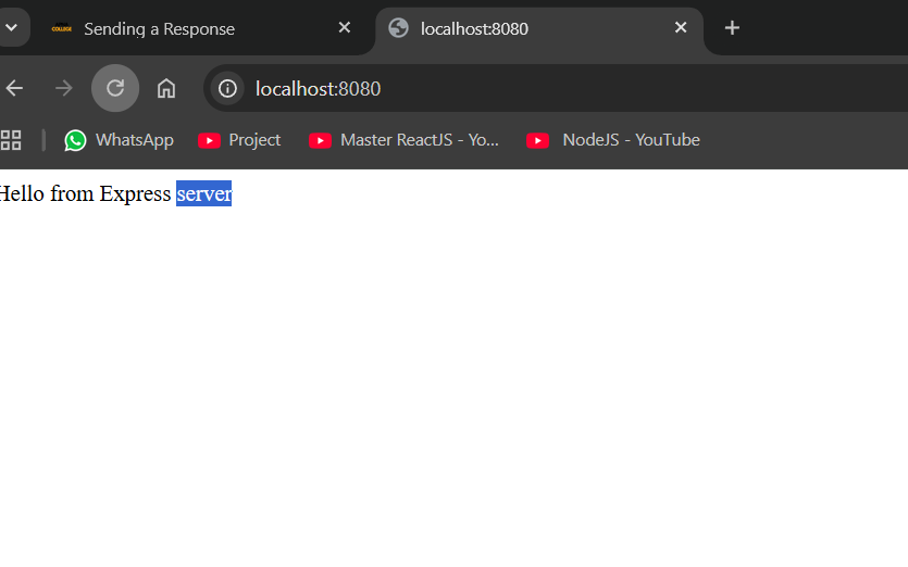 Vishal_VP_'s tweet image. Day 74✅ of #100DaysOfCode

More progress with #ExpressJS

• Learned about routing — organizing different URL and responses

• Installed nodemon to auto-restart the server

• Practiced creating multiple routes and handling them cleanly

#NodeJS #backenddevloper #CodingJourney