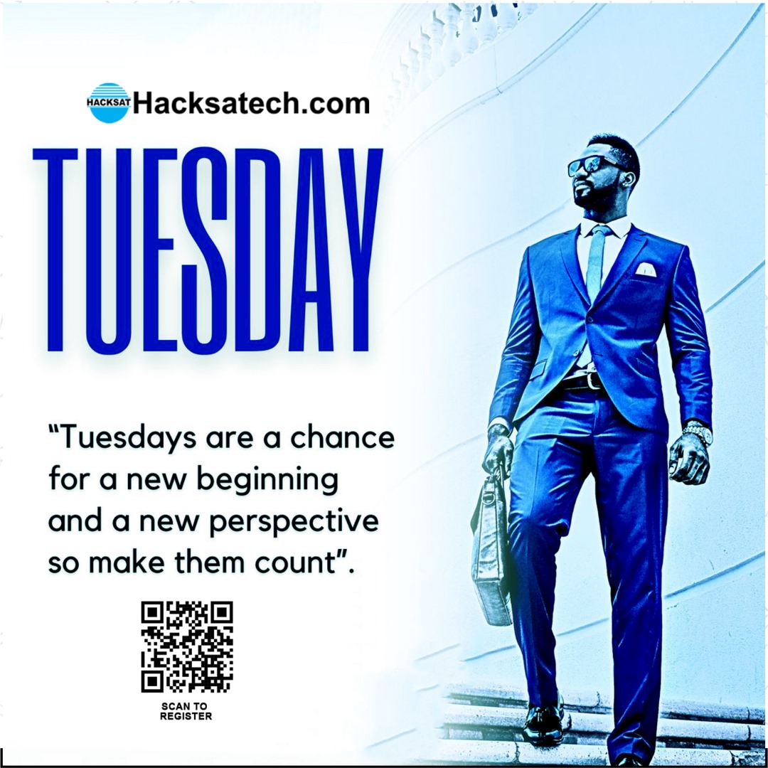 Hacksatechltd's tweet image. A productive day begins with clearity and ends with purpose.
#TursdayTips #TuesdayThoughts #HacksatInnovates
