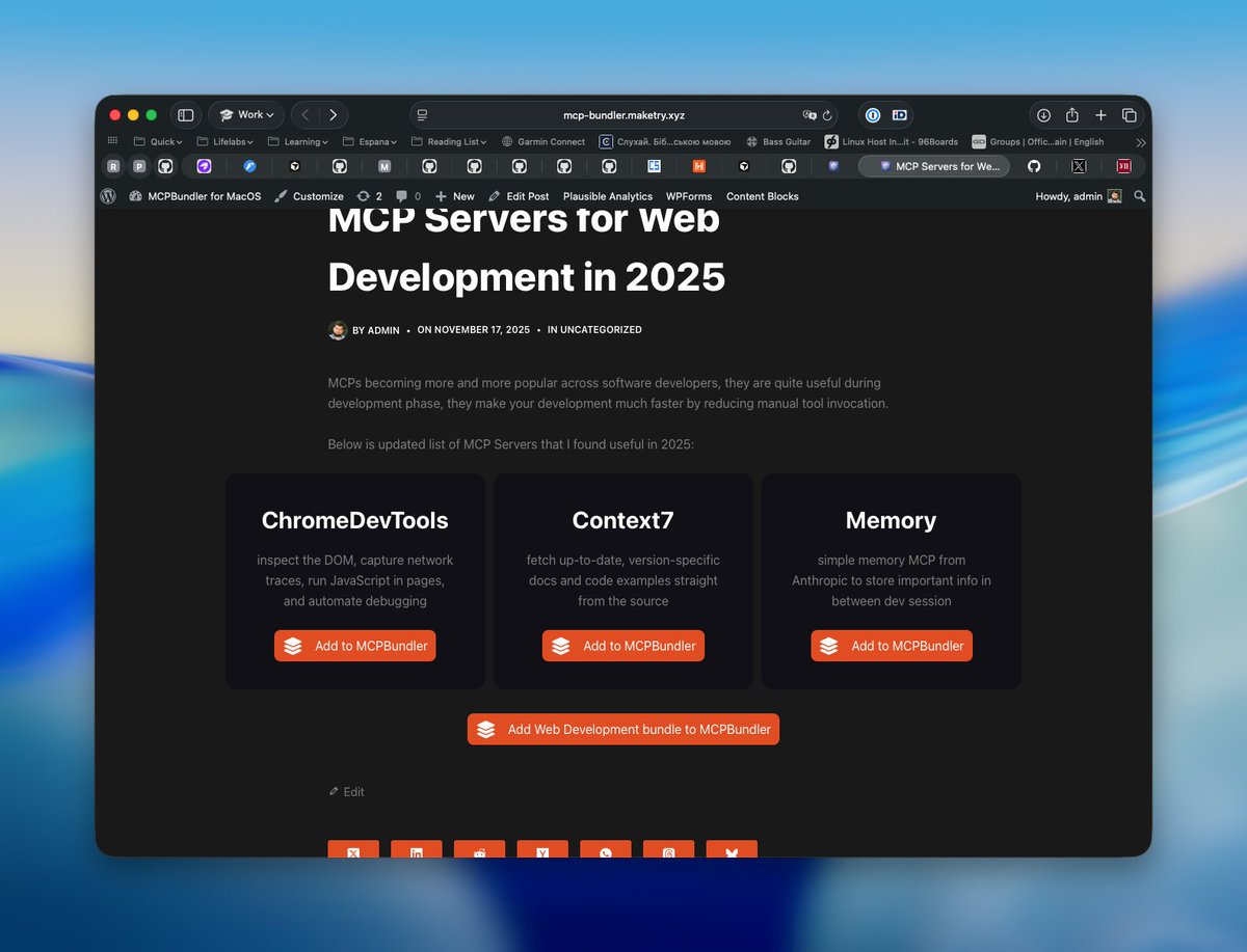 selfhosted_ai's tweet image. A new update is coming to #MCPBundler:
- Some performance fixes
- Deep links: install MCP with one click!