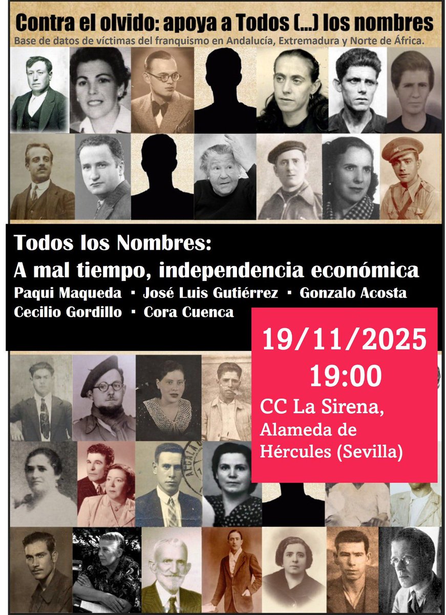 #MemoriaDemocratica #Sevilla