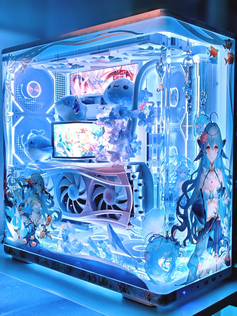 YestonOfficial's tweet image. Before and after --- Sakura Atlantis build.
.
#yeston #graphicscard #gpu #hardware #pcgaming #pcbuild #sakura #atlantis #sakuraatlantis #nvidia #RTX50 #rx5080