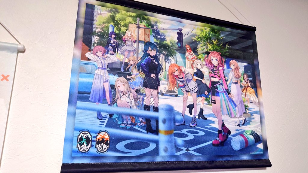 テレワークの椅子の後ろにこれ飾るとモチベ上がって（る気がして）とても良きです🫰