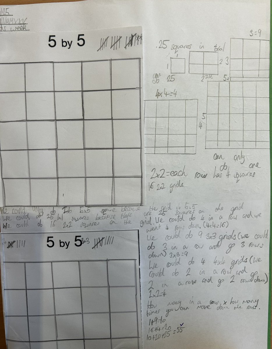 stmichaelthomas's tweet image. Y5 kicked off Maths Week England with an interesting challenge set by @AJMagicMessage investigating how many square walks could be taken on a 5x5 grid and working systematically to find our solutions. @3saintsmaths #mathsweekengland