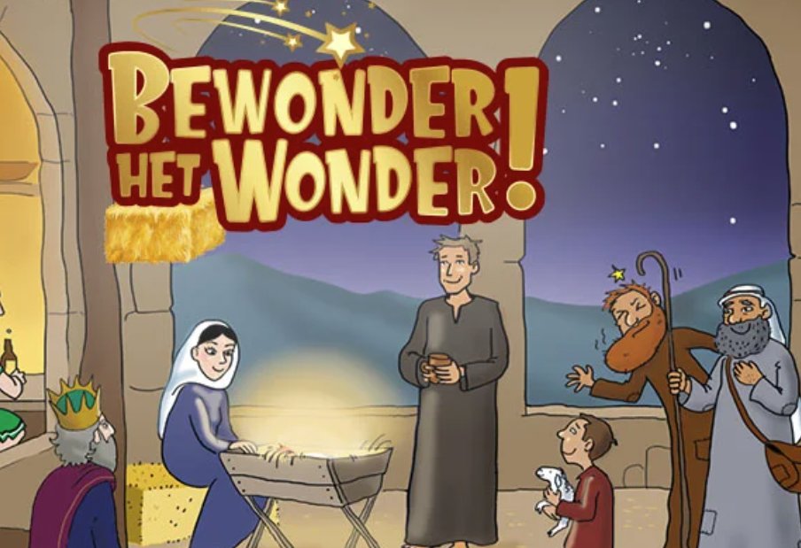 Musical Bewonder het wonder! is een met humor geschreven kerstmusical die je meeneemt in het eeuwenoude verhaal van het kindje in de kribbe. #kerst #kerstmusical #basisonderwijs  tinyurl.com/2epn6hfh
