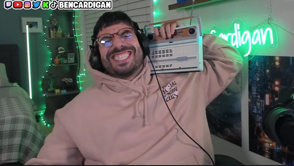 BenCardigan's tweet image. built a LEGO radio today with hopes of finding lost viewers looking for refuge in a new stream. head over to twitch.tv/bencardigan for safety - i'm live everyday