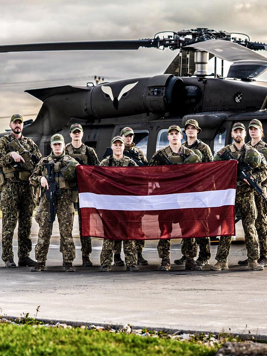 NATO's tweet image. Repost to join us in celebrating our Ally 🇱🇻 Latvia on their Independence Day!  

#WeAreNATO 🤝 @LV_NATO