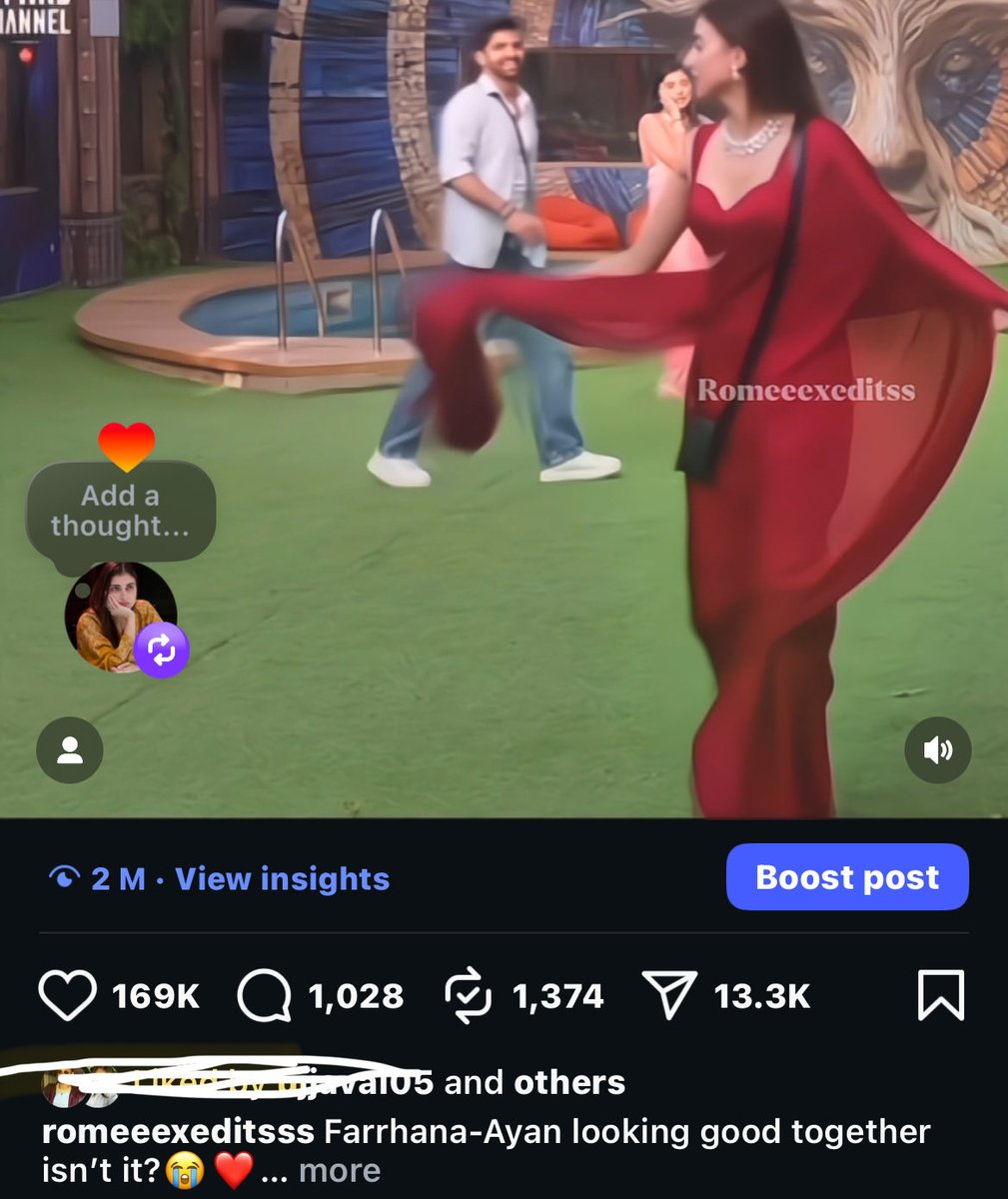 heyrumss's tweet image. 2M+ views and 169k likes on my first #Fayan edit 😭😭

#FarrhanaBhatt #Bb19 #Fayan